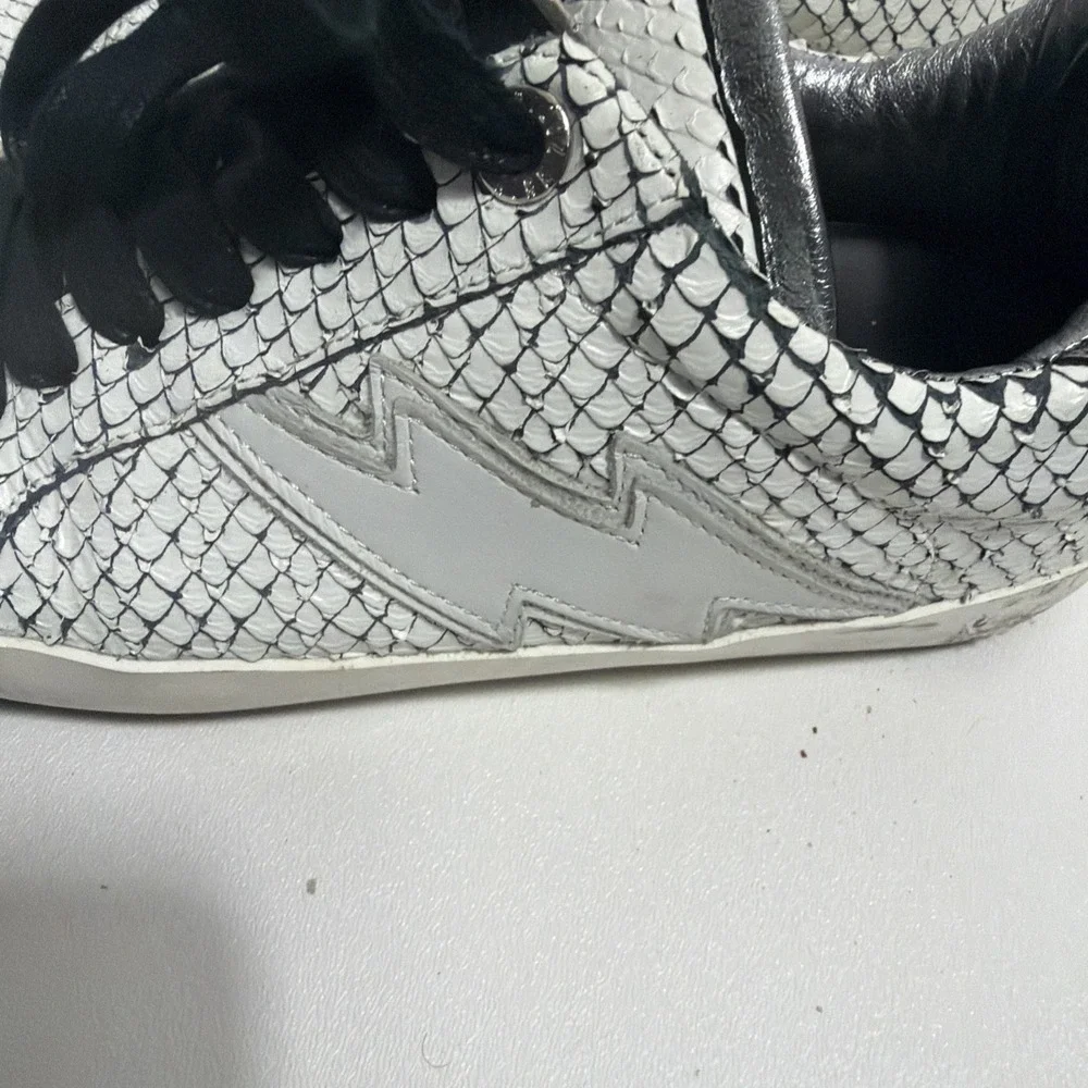 Zadig‎ & Voltaire White Sneakers Size 37 - Picture 5 of 7